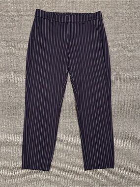 Liverpool Navy Pinstripe Pants